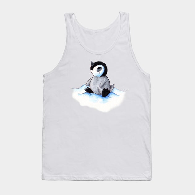 Little Winter Fluffball Tank Top by KristenOKeefeArt